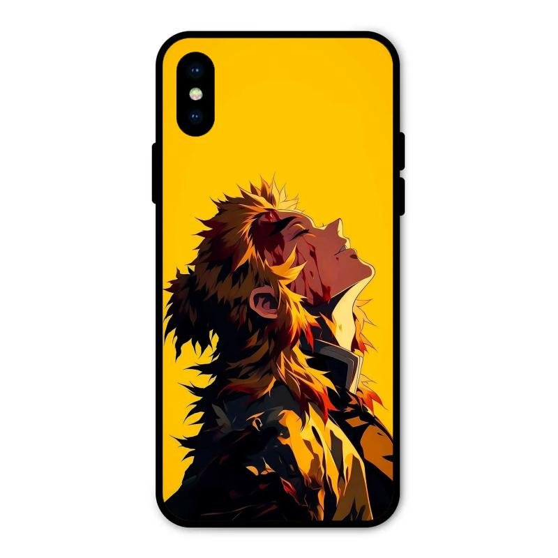 Burning Heart Glass Case Cover For iPhone XS