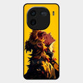 Burning Heart Glass Case Cover For Iqoo 12 5G