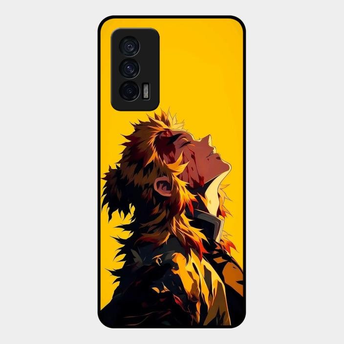 Burning Heart Glass Case Cover For Iqoo 7 5G