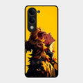 Burning Heart Glass Case Cover For Iqoo Z10 Lite