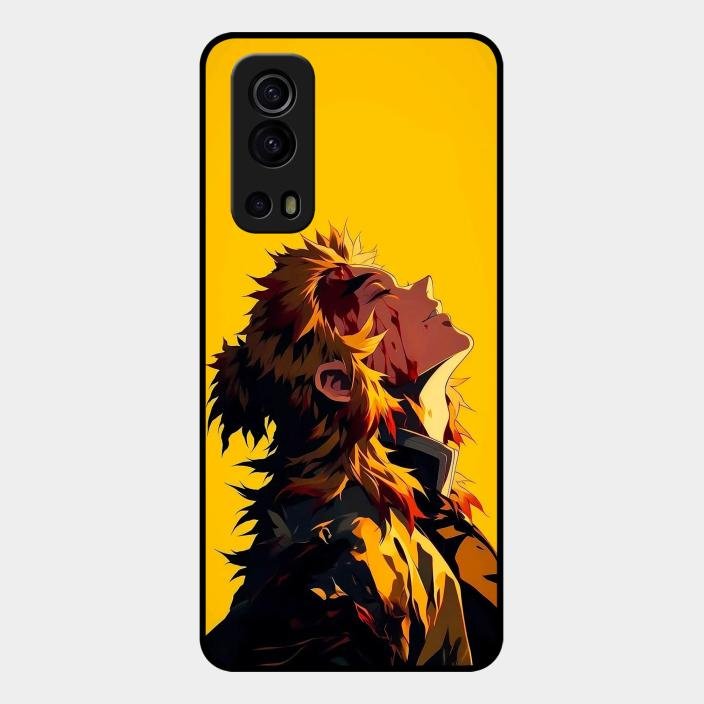 Burning Heart Glass Case Cover For Iqoo Z3 5G