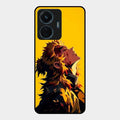 Burning Heart Glass Case Cover For Iqoo Z6 44W