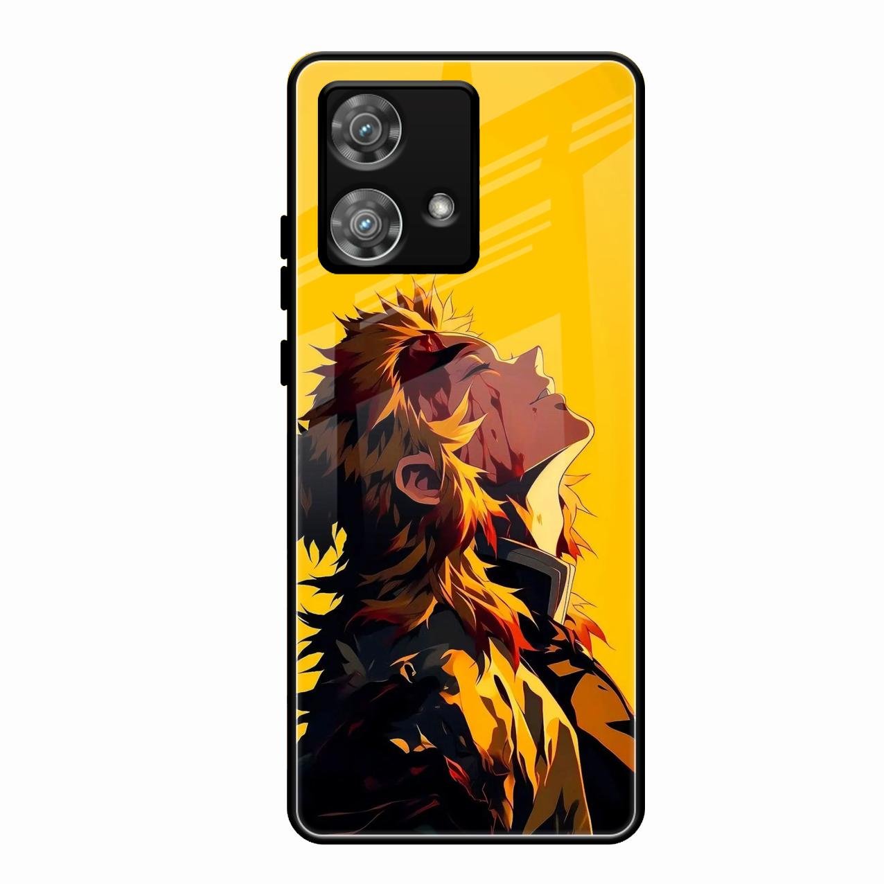 Burning Heart Glass Case Cover For Motorola Edge 40 5G