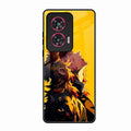 Burning Heart Glass Case Cover For Motorola Edge 50 Fusion 5G