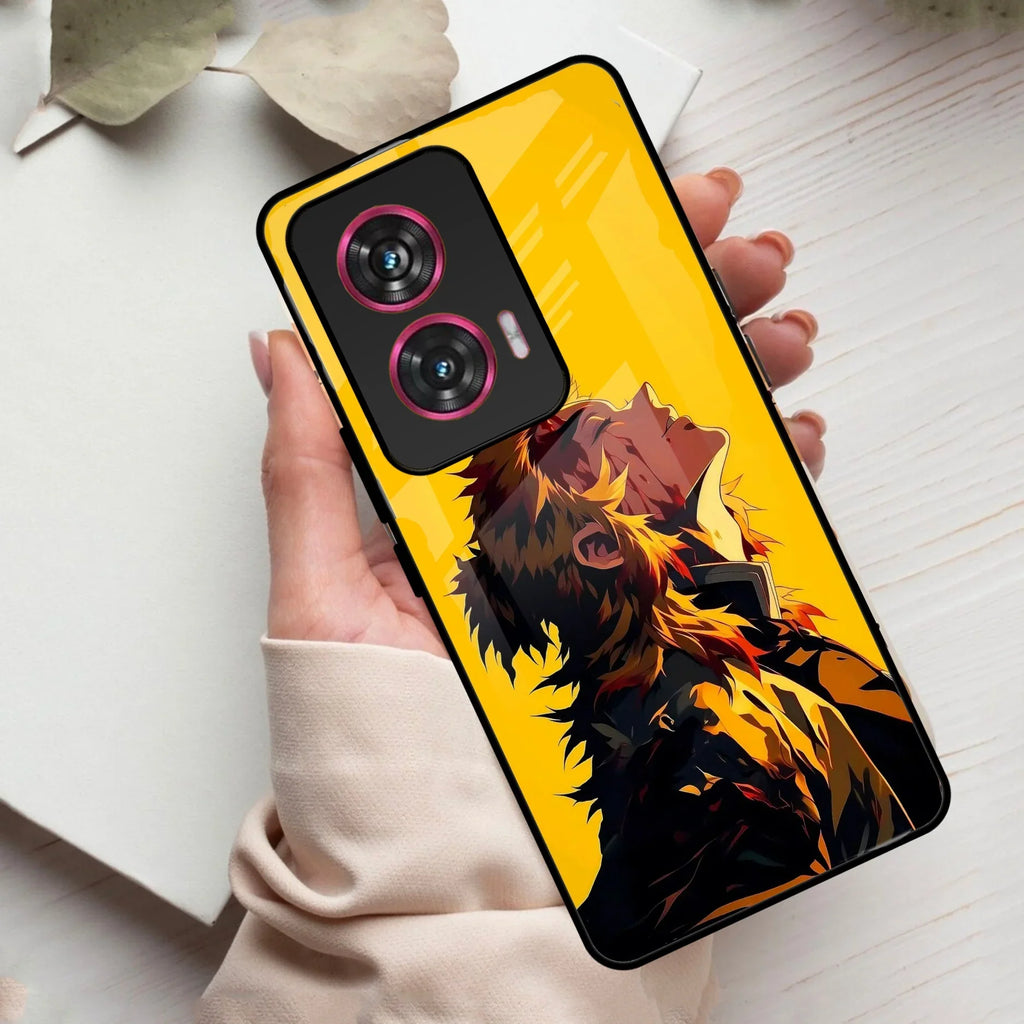 Burning Heart Glass Case Cover For Motorola - ShopOnCliQ