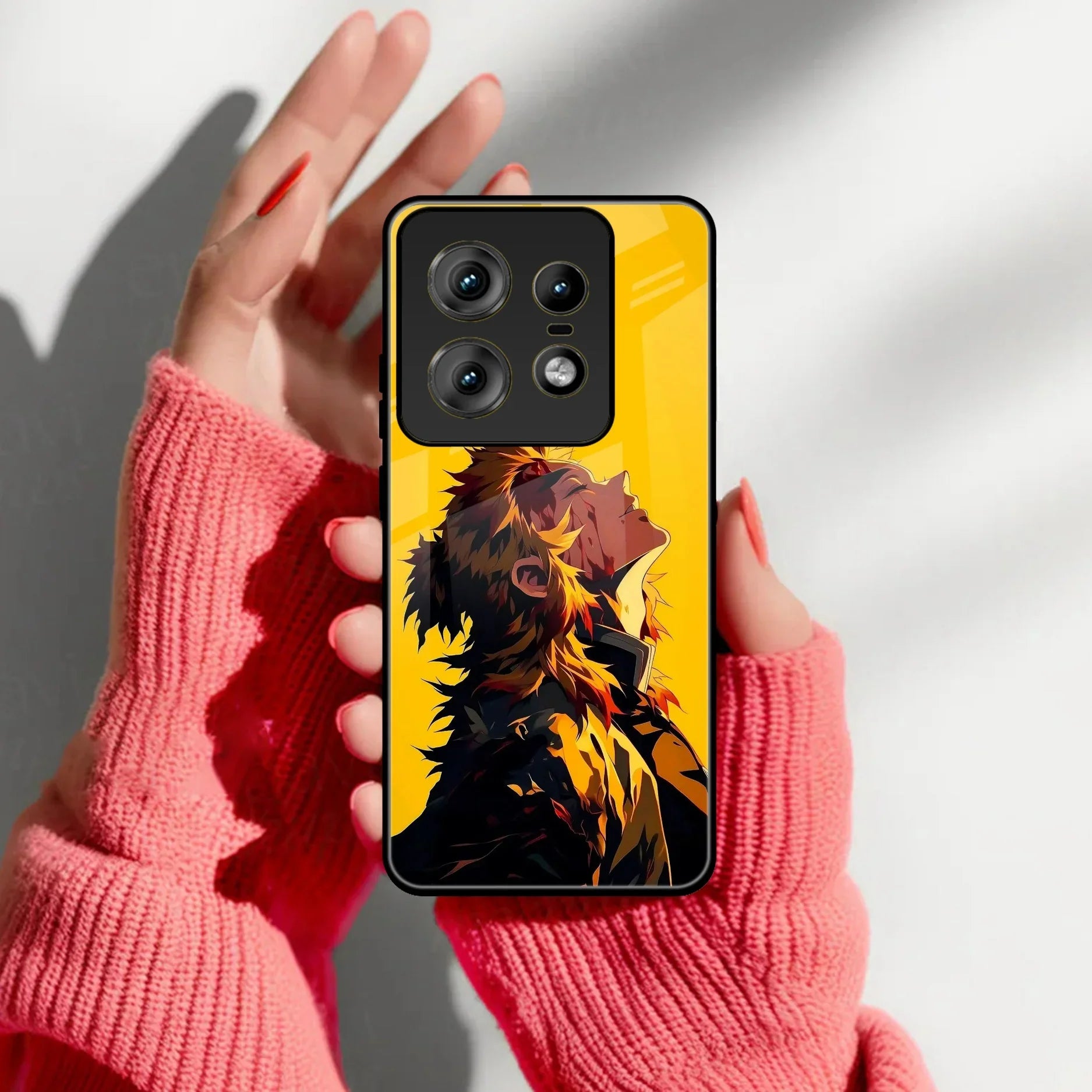 Burning Heart Glass Case Cover For Motorola - ShopOnCliQ