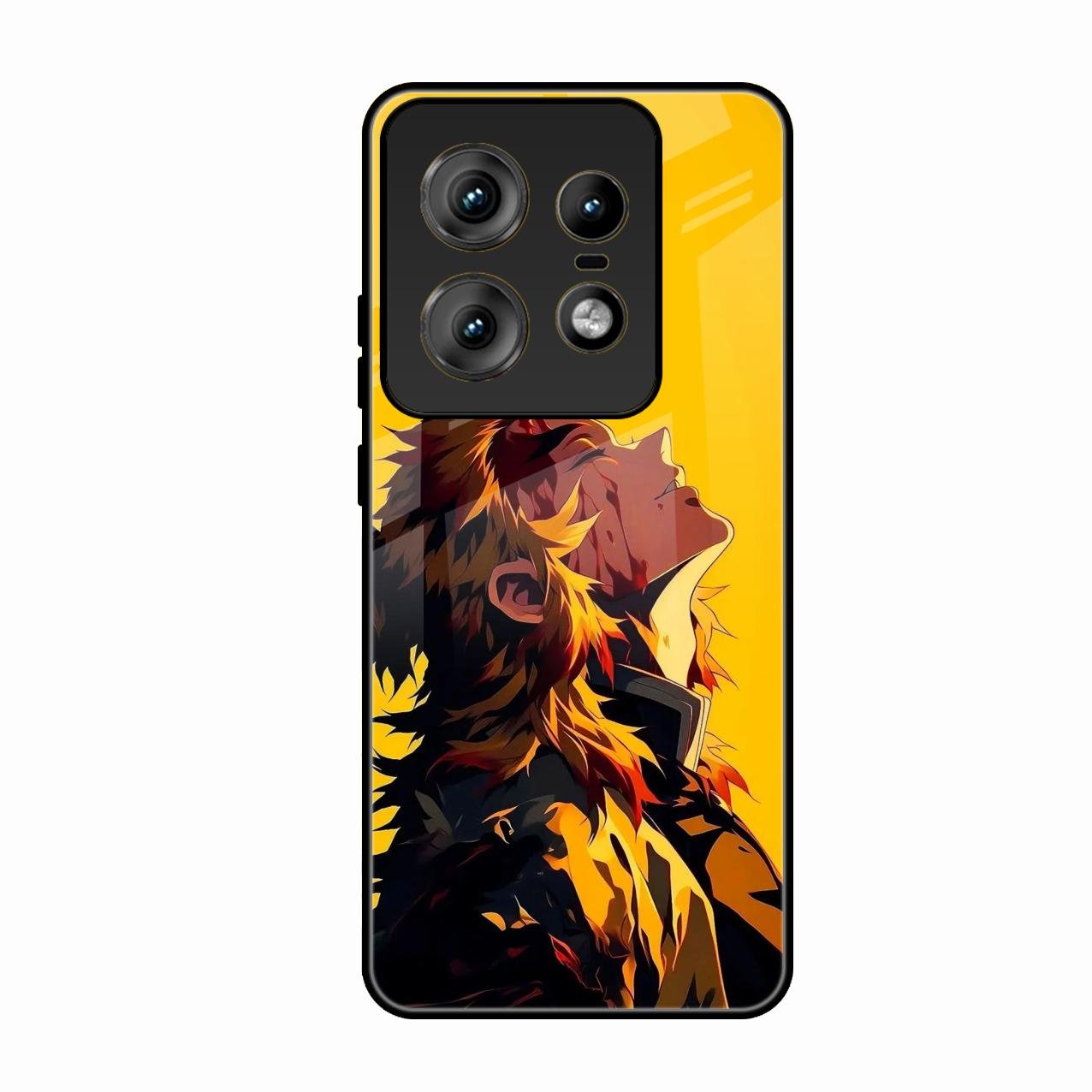 Burning Heart Glass Case Cover For Motorola Edge 50 Pro