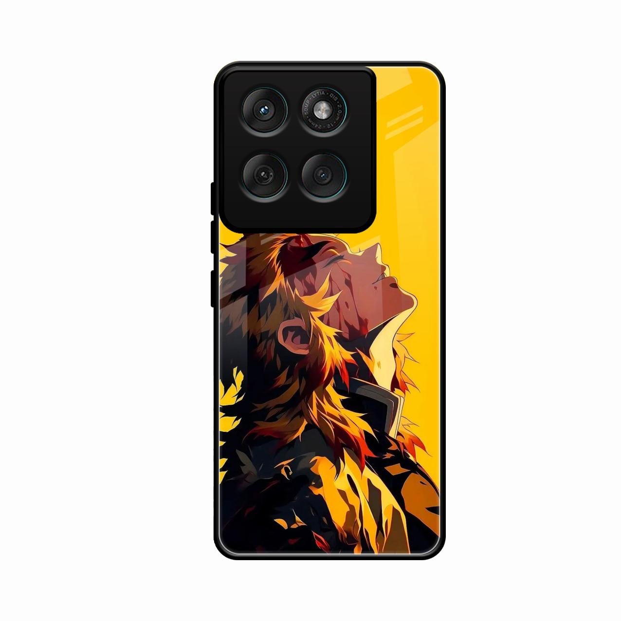 Burning Heart Glass Case Cover For Motorola Edge 60 5G