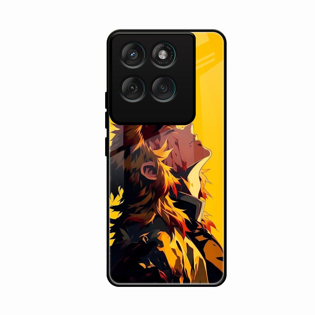 Burning Heart Glass Case Cover For Motorola Edge 60 Pro 5G