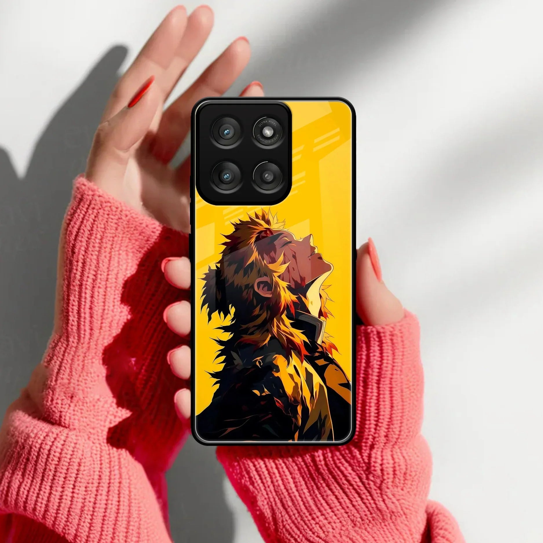 Burning Heart Glass Case Cover For Motorola - ShopOnCliQ