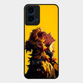 Burning Heart Glass Case Cover For Motorola G45 5G