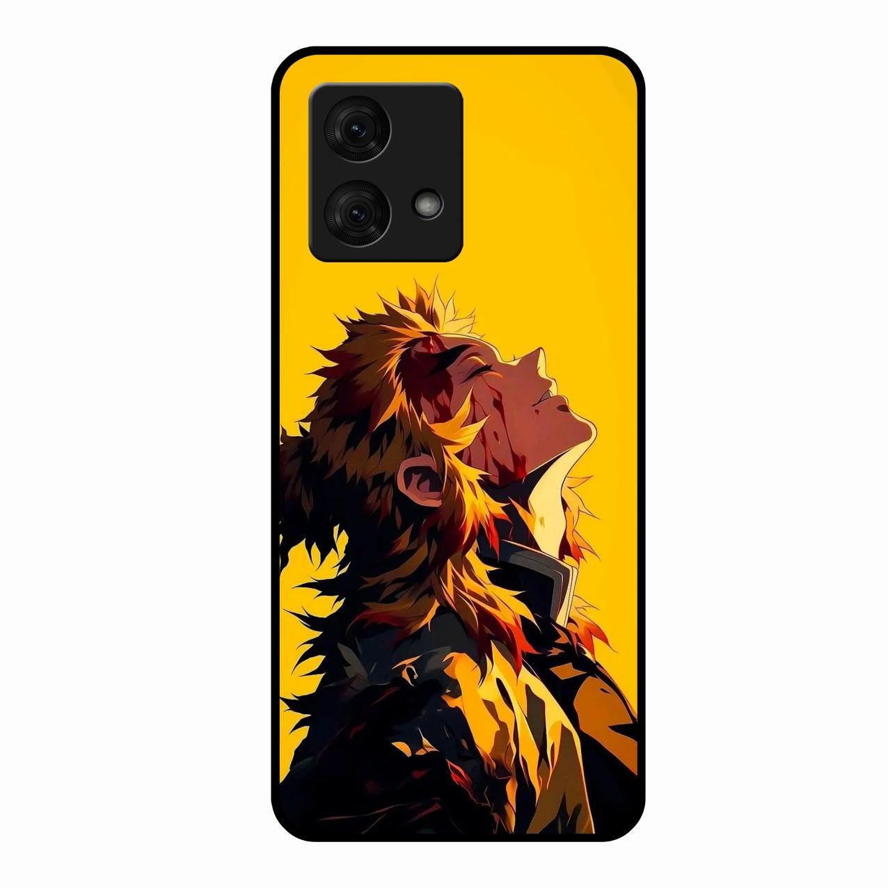 Burning Heart Glass Case Cover For Motorola g84 5G