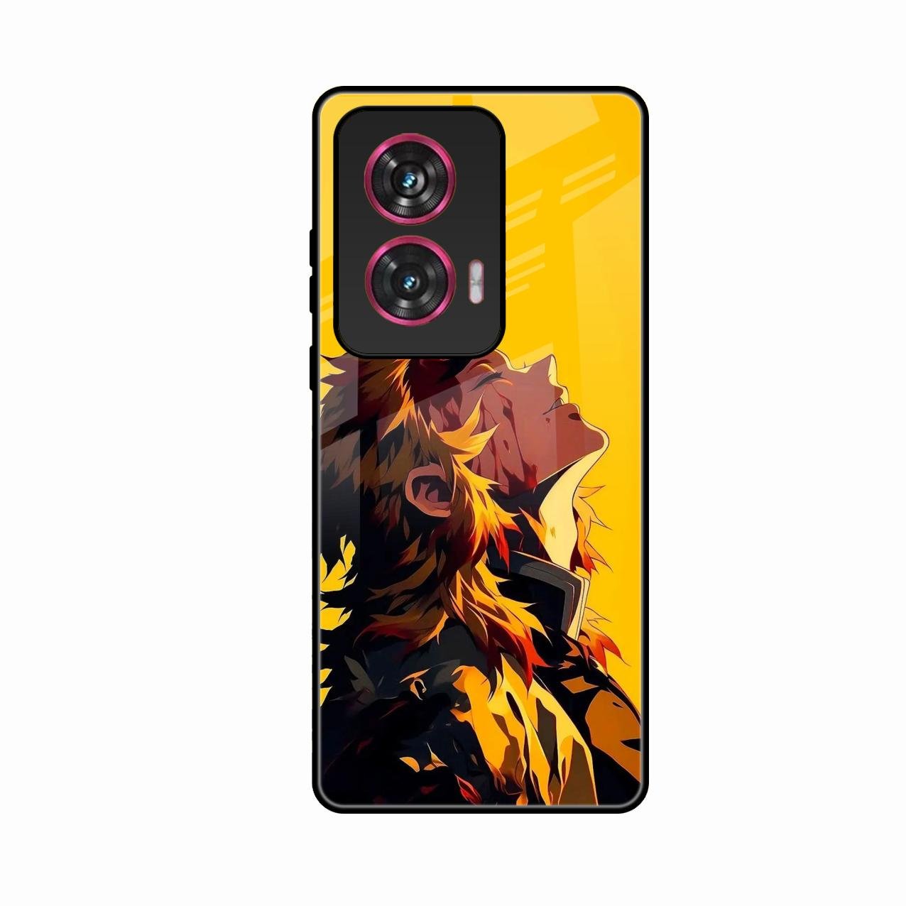 Burning Heart Glass Case Cover For Motorola G96 5G