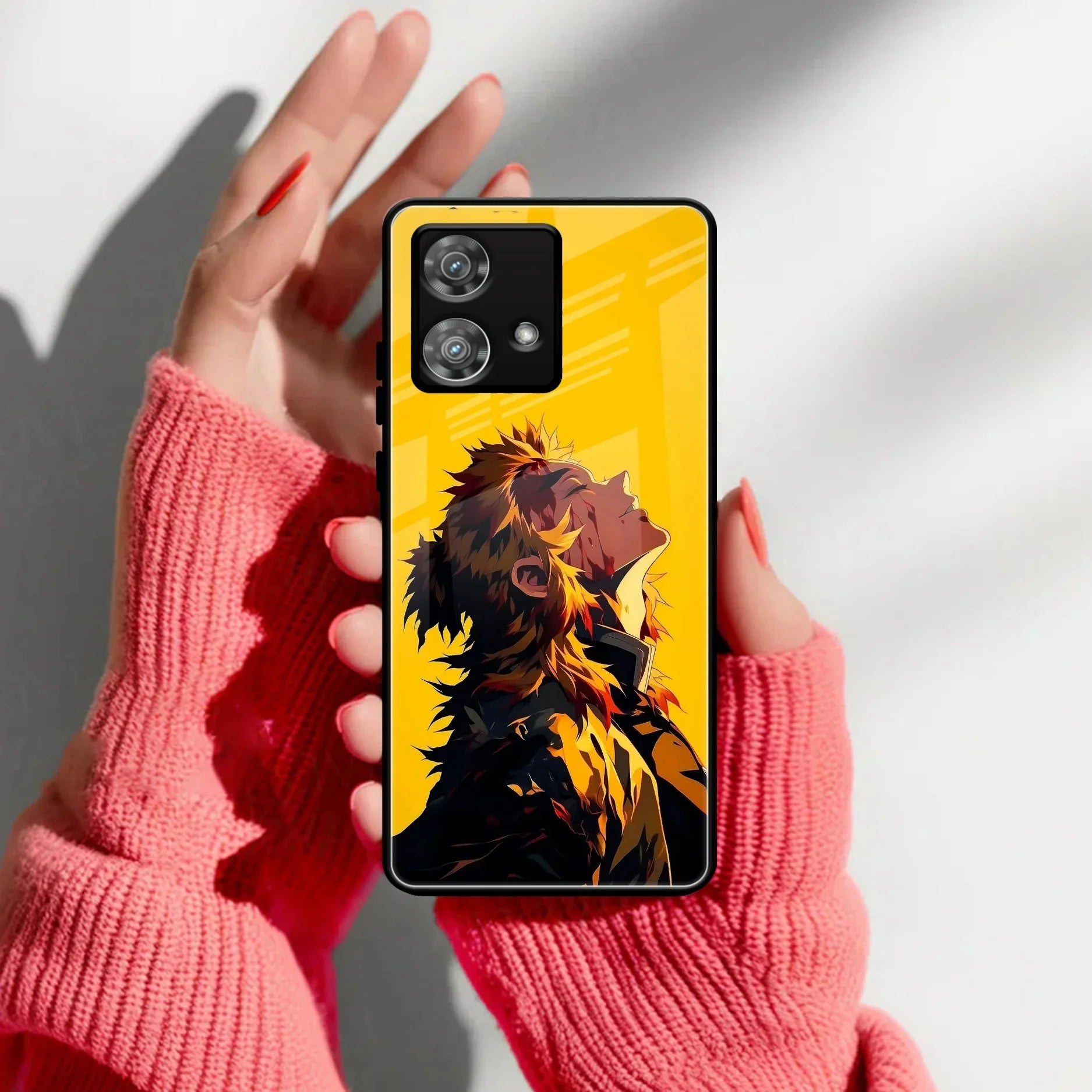 Burning Heart Glass Case Cover For Motorola - ShopOnCliQ