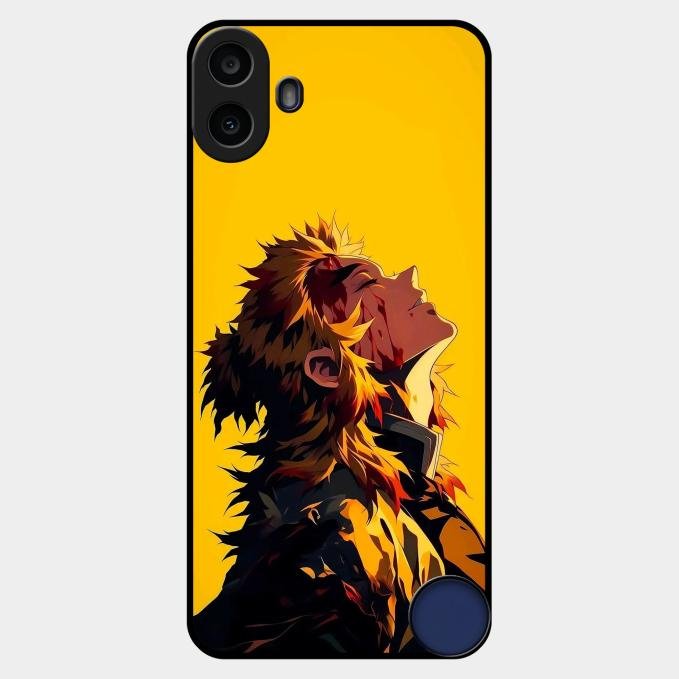 Burning Heart Glass Case Cover For Nothing Cmf Phone 1