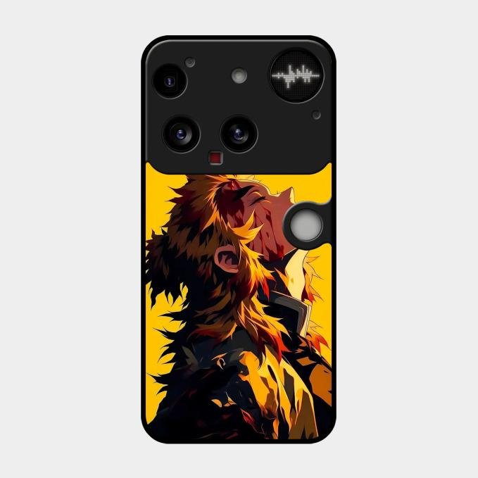 Burning Heart Glass Case Cover For Nothing Phone 3 5G
