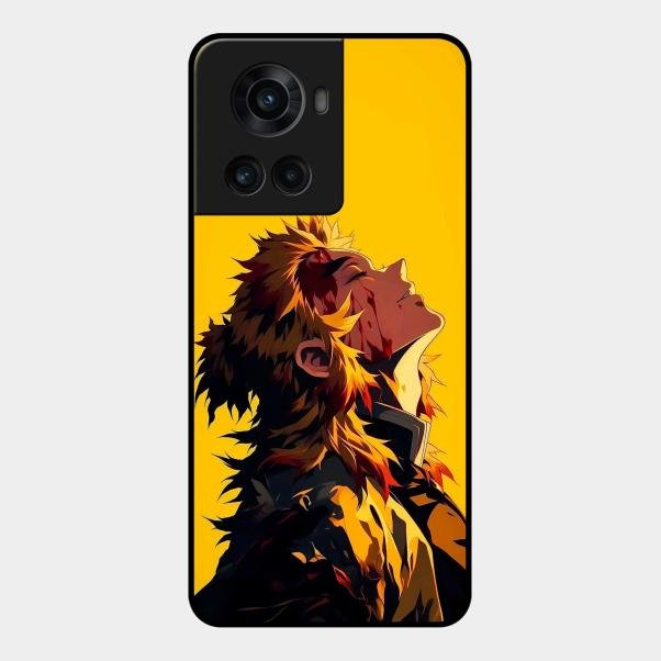 Burning Heart Glass Case Cover For Oneplus 10R 5G