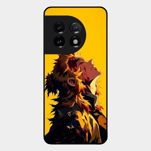 Burning Heart Glass Case Cover For Oneplus 11 5G
