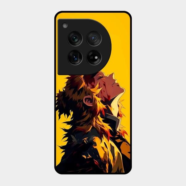 Burning Heart Glass Case Cover For Oneplus 12 5G