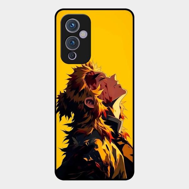 Burning Heart Glass Case Cover For Oneplus 9 5G