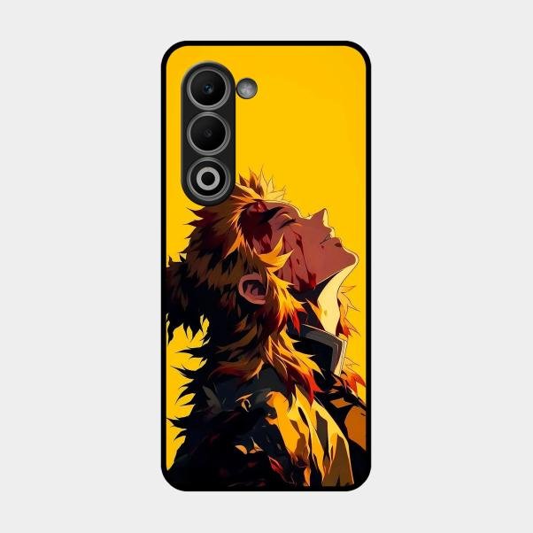 Burning Heart Glass Case Cover For Oppo A5 5G