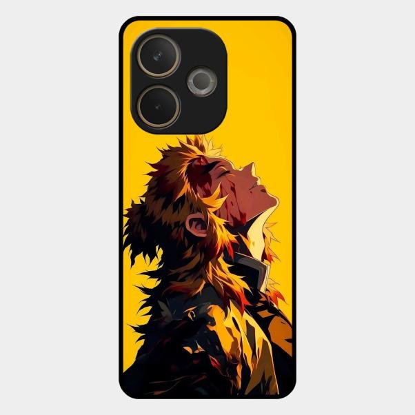 Burning Heart Glass Case Cover For Oppo A5 Pro 5G