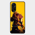 Burning Heart Glass Case Cover For Oppo F23 5G