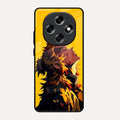 Burning Heart Glass Case Cover For Oppo F31 Pro 5G