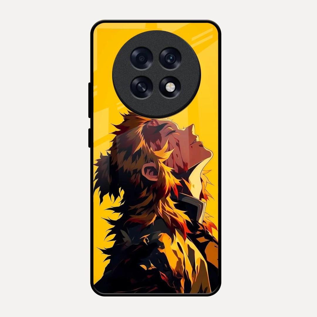 Burning Heart Glass Case Cover For Oppo F31 Pro Plus 5G