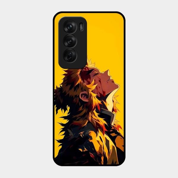 Burning Heart Glass Case Cover For Oppo Reno 12 Pro 5G