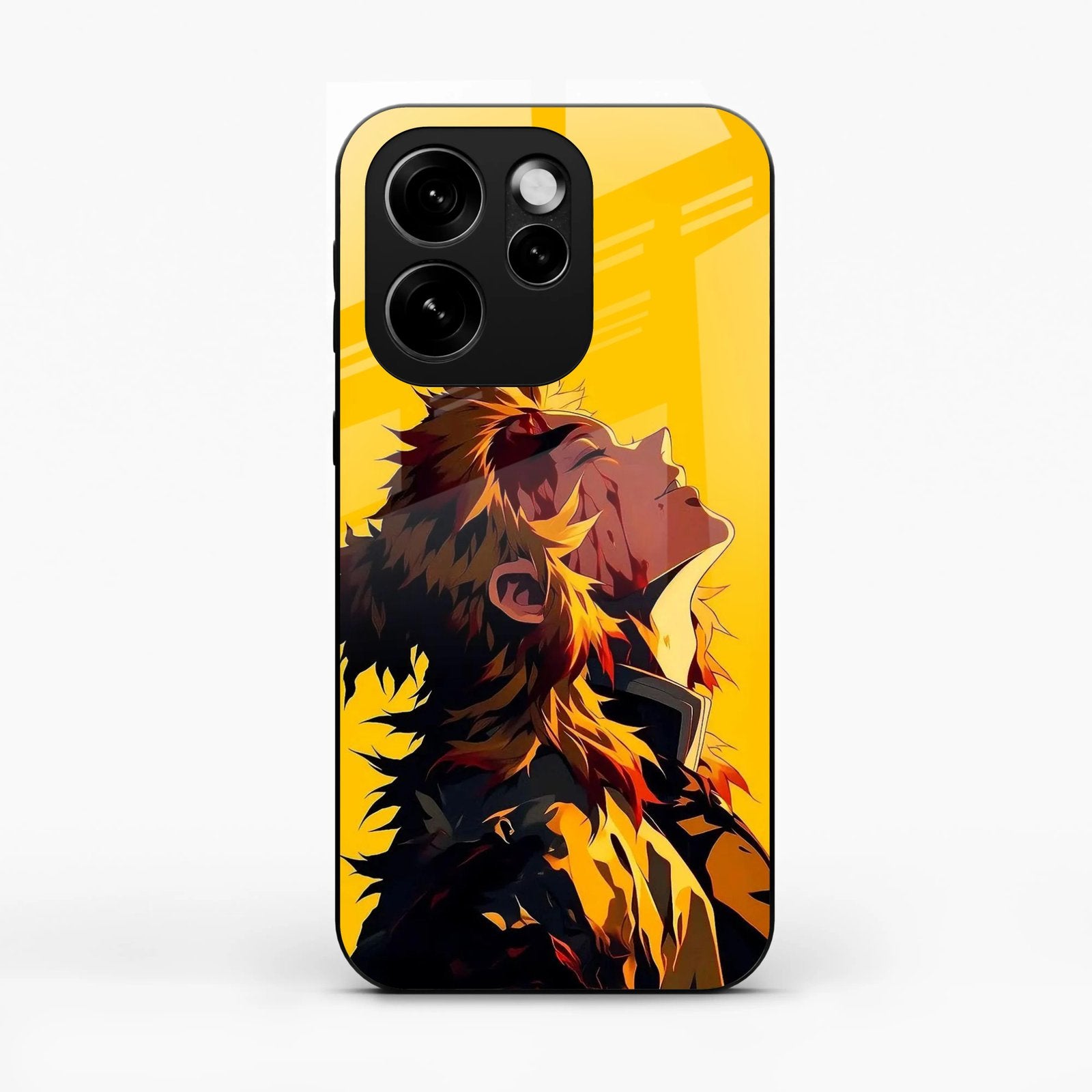 Burning Heart Glass Case Cover For Oppo Reno 15C 5G