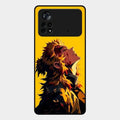 Burning Heart Glass Case Cover For Poco X4 Pro 5G