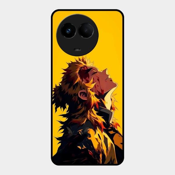 Burning Heart Glass Case Cover For Realme 11 5G