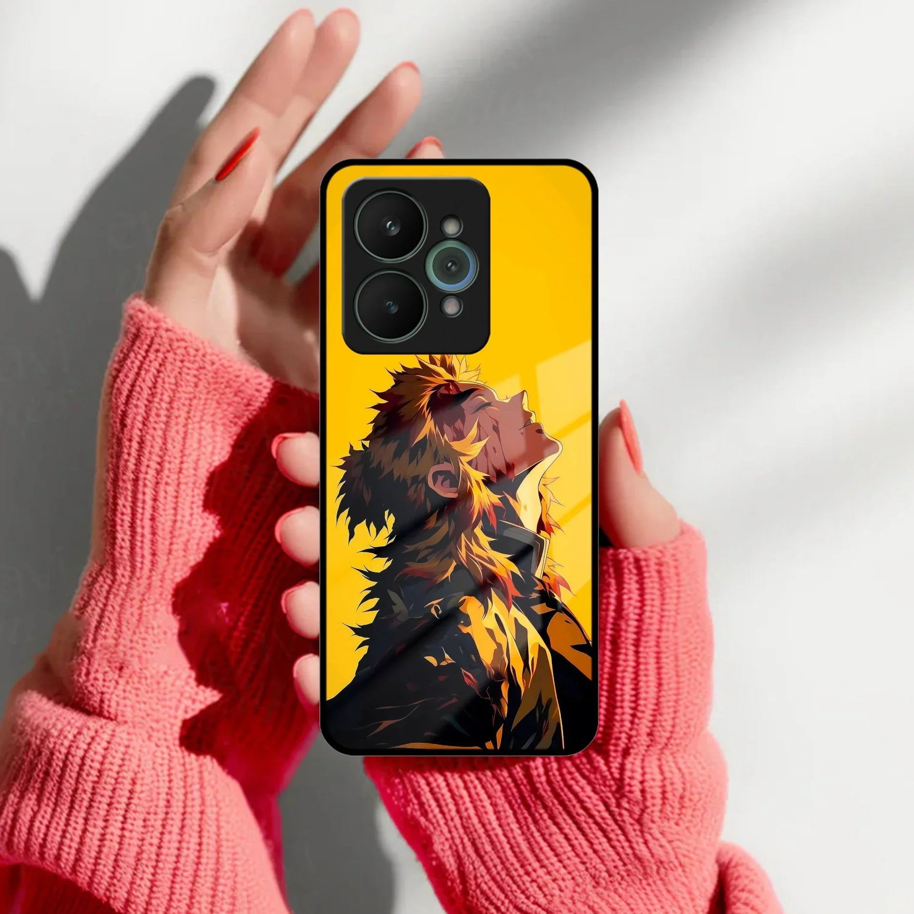 Burning Heart Glass Case Cover For Realme - ShopOnCliQ