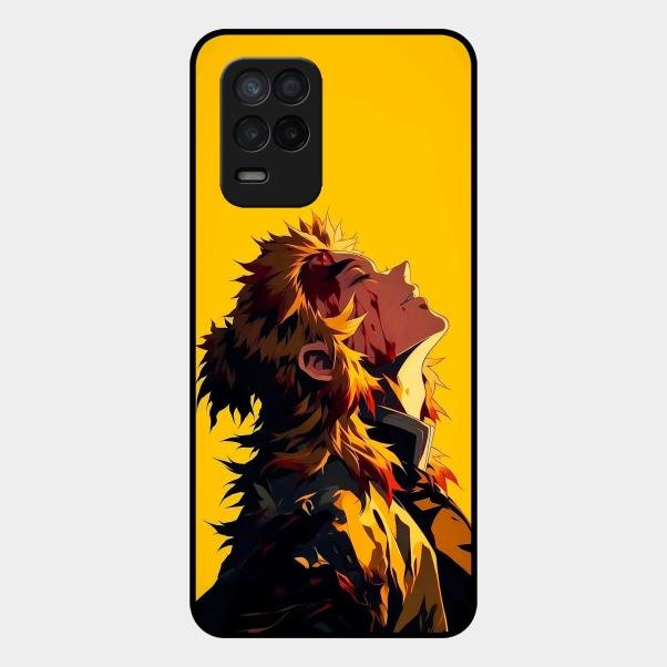 Burning Heart Glass Case Cover For Realme 9 5G