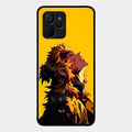 Burning Heart Glass Case Cover For Realme 9I 5G