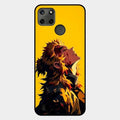 Burning Heart Glass Case Cover For Realme C21Y