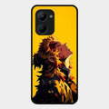 Burning Heart Glass Case Cover For Realme C33 2023