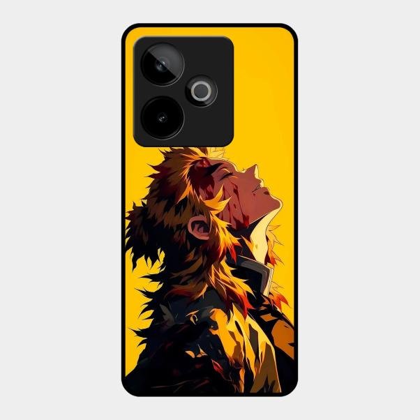 Burning Heart Glass Case Cover For Realme Gt 7 5G