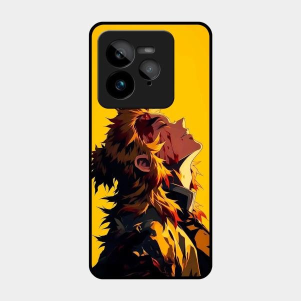 Burning Heart Glass Case Cover For Realme Gt 7 Pro