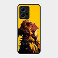 Burning Heart Glass Case Cover For Redmi Note 12 4G