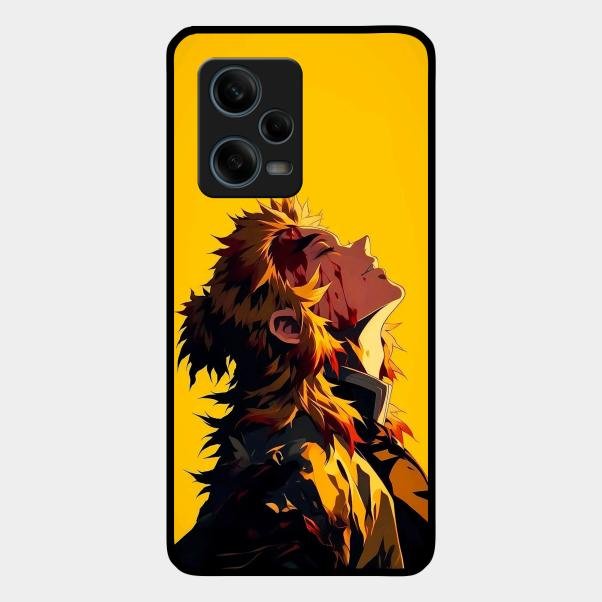 Burning Heart Glass Case Cover For Redmi Note 12 Pro Plus 5G
