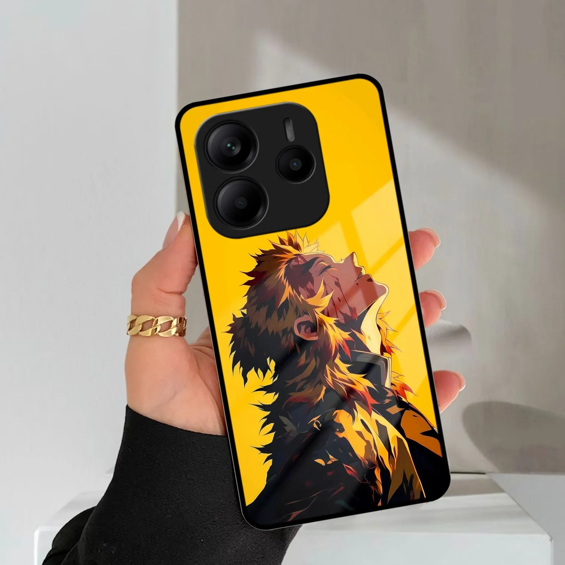 Burning Heart Glass Case Cover For Redmi - ShopOnCliQ