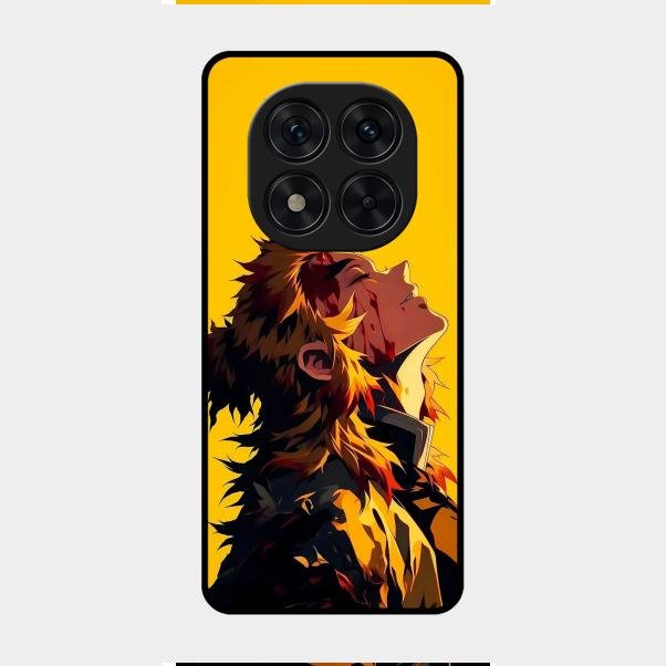 Burning Heart Glass Case Cover For Redmi Note 14 Pro 5G