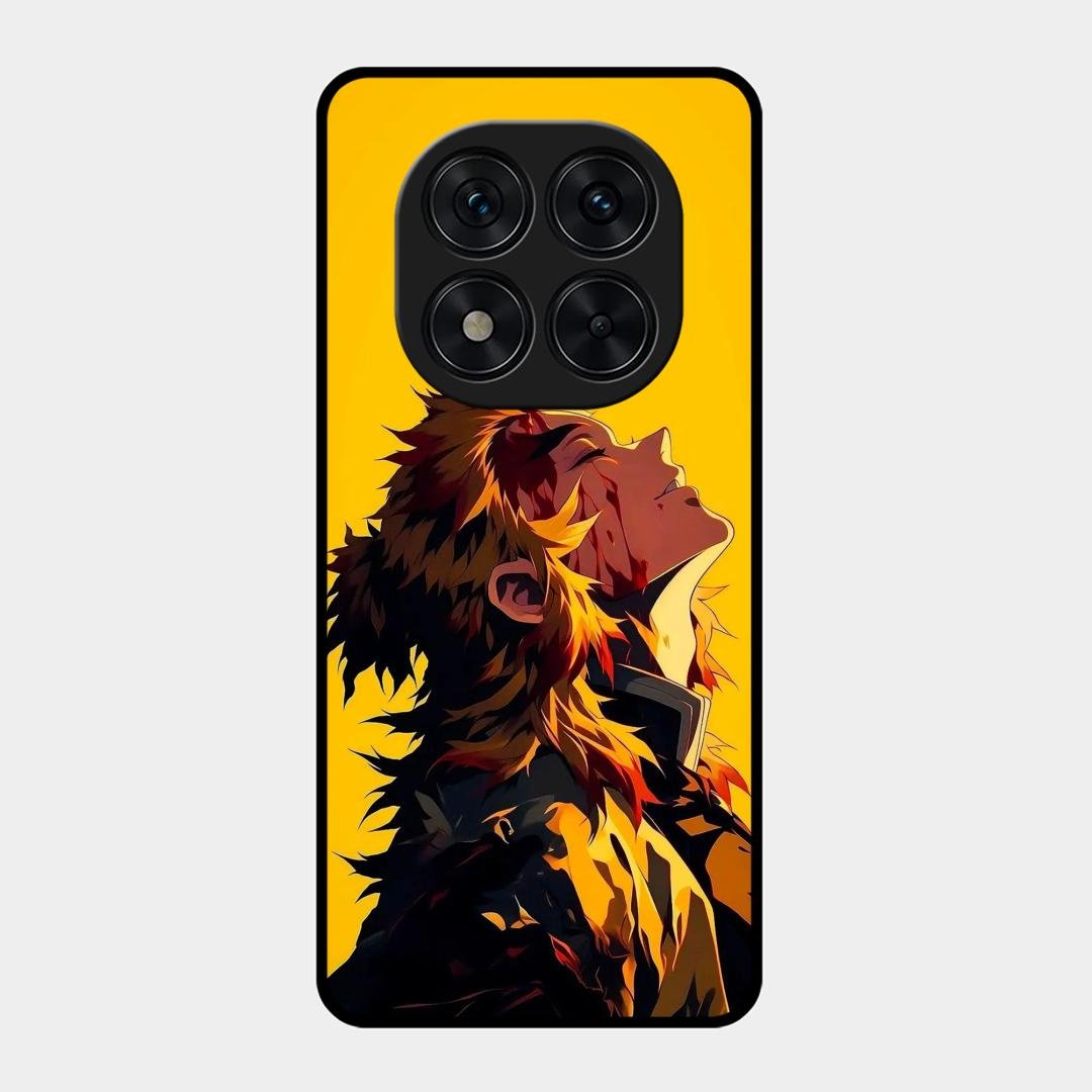 Burning Heart Glass Case Cover For Redmi Note 15 Pro 5G