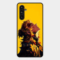 Burning Heart Glass Case Cover For Samsung Galaxy F54 5G