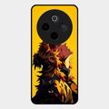 Burning Heart Glass Case Cover For Vivo T4 5G