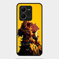 Burning Heart Glass Case Cover For Vivo V25 5G