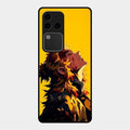 Burning Heart Glass Case Cover For Vivo V30 Pro 5G