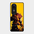 Burning Heart Glass Case Cover For Vivo V40 Pro 5G